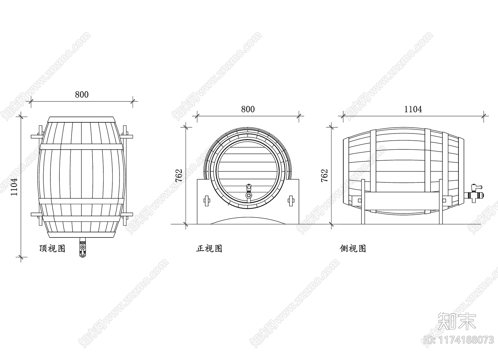 现代酒吧cad施工图下载【ID:1174188073】