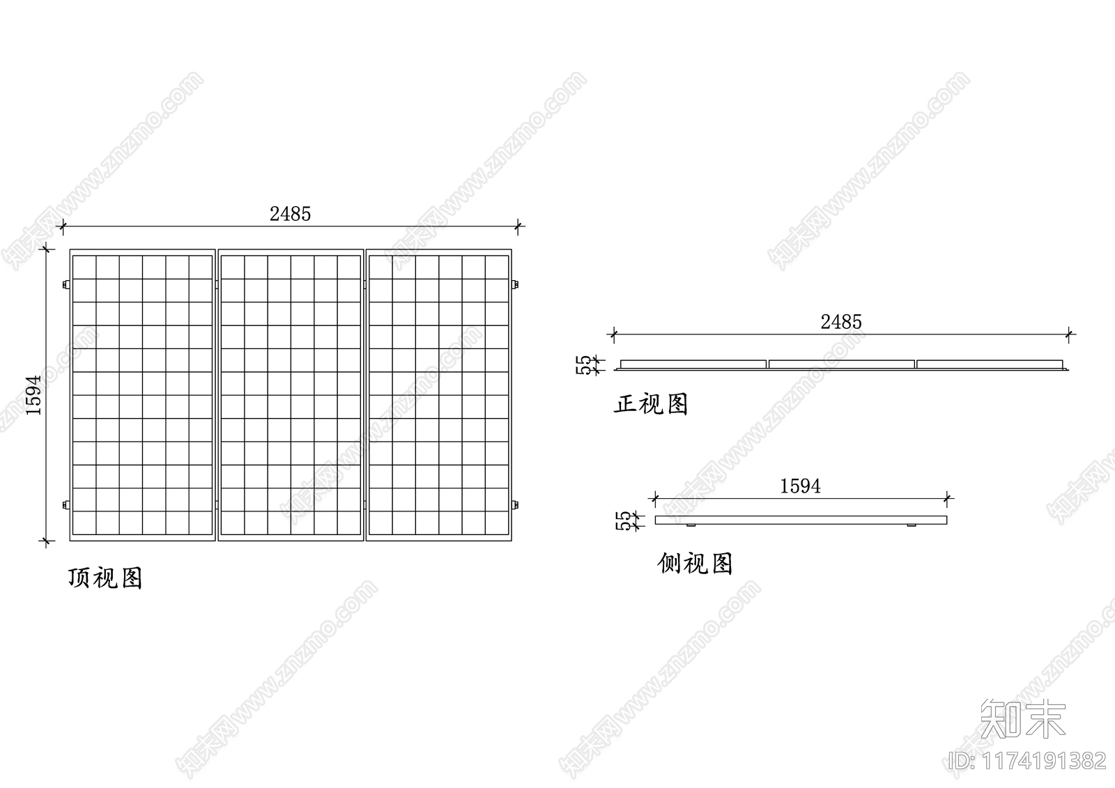 现代电器cad施工图下载【ID:1174191382】