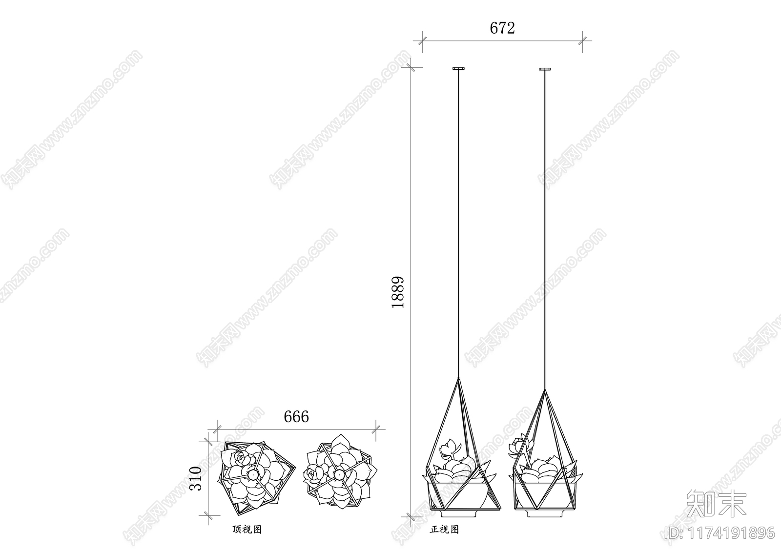 现代办公景观cad施工图下载【ID:1174191896】