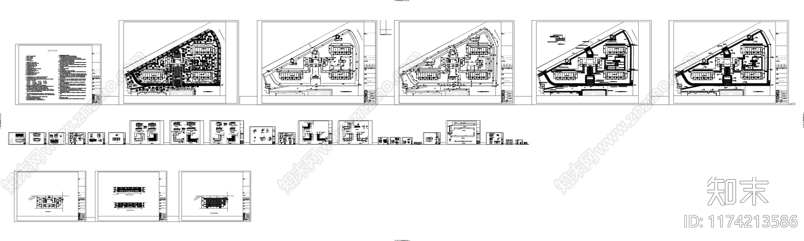 现代校园景观cad施工图下载【ID:1174213586】