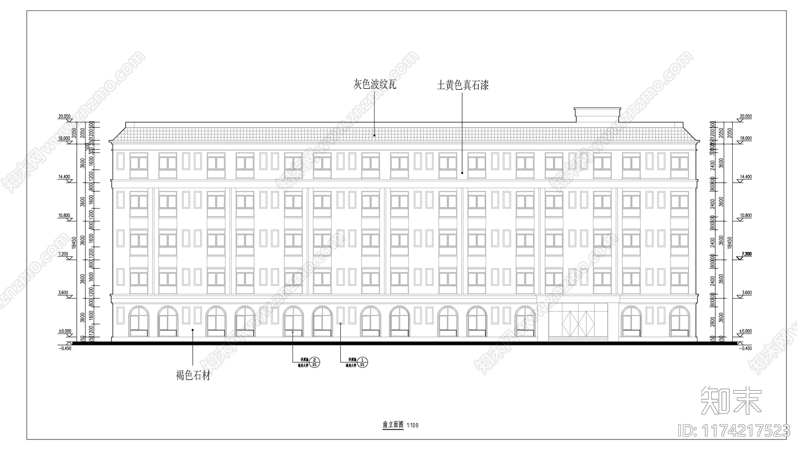 现代其他居住建筑施工图下载【ID:1174217523】