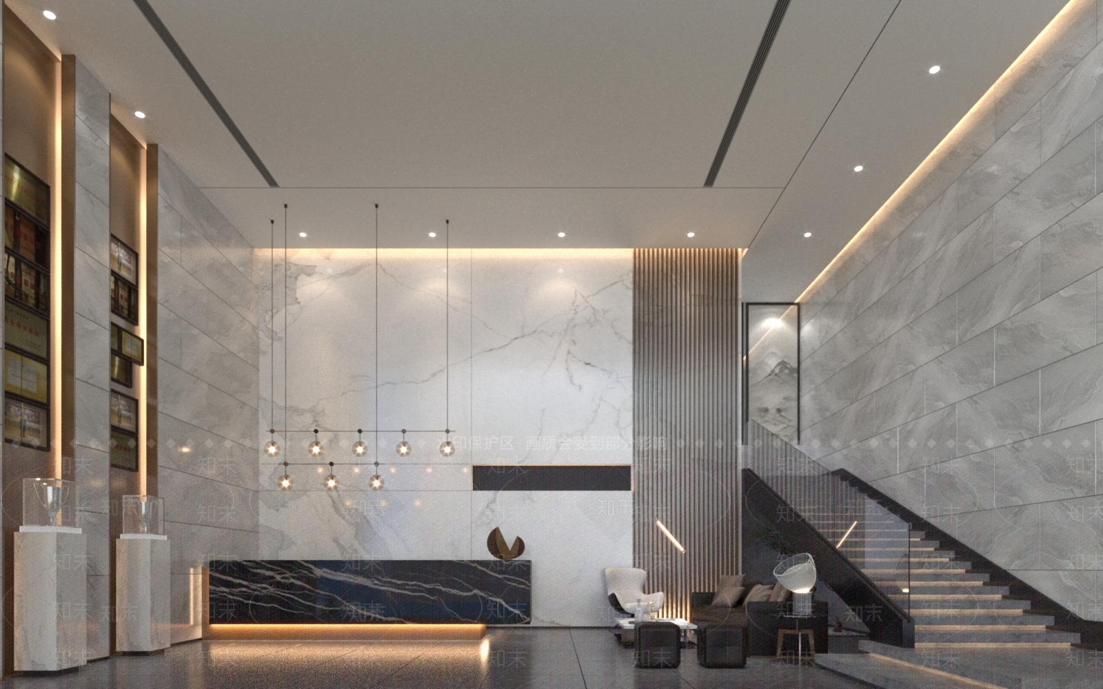 现代前台3D模型下载【ID:1174230277】