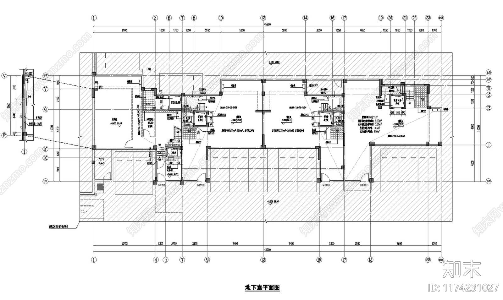 新中式别墅建筑施工图下载【ID:1174231027】