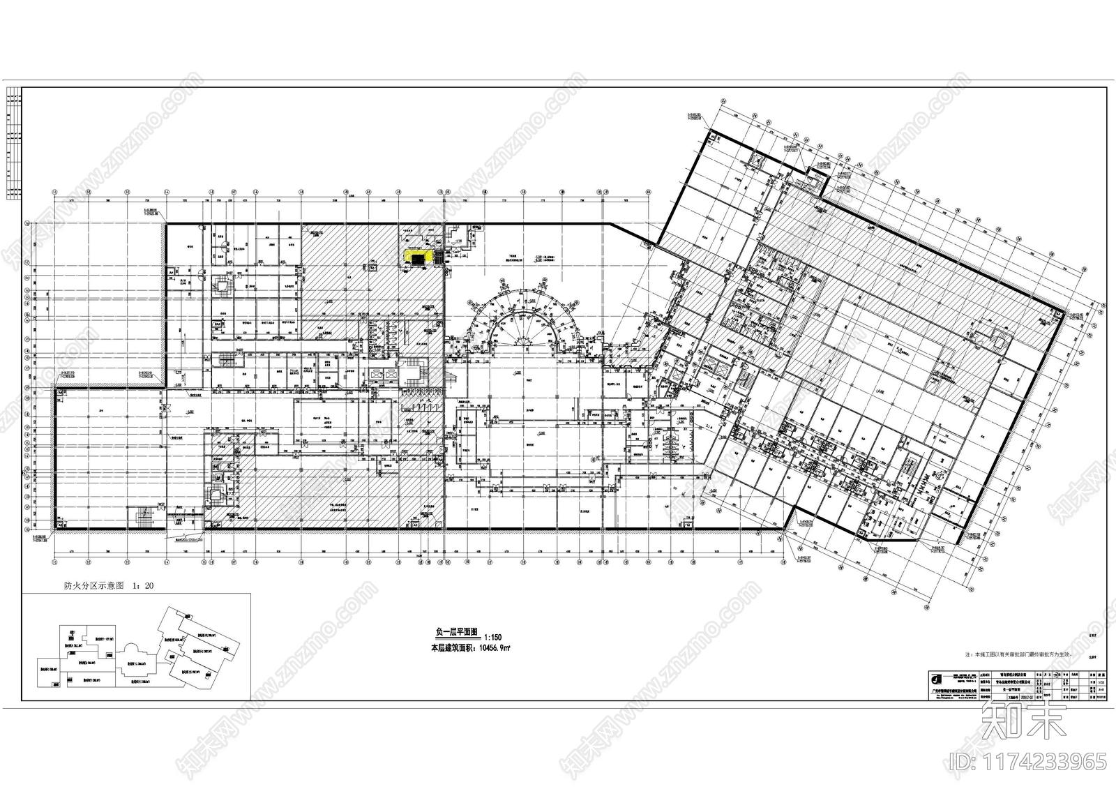 欧式酒店建筑施工图下载【ID:1174233965】