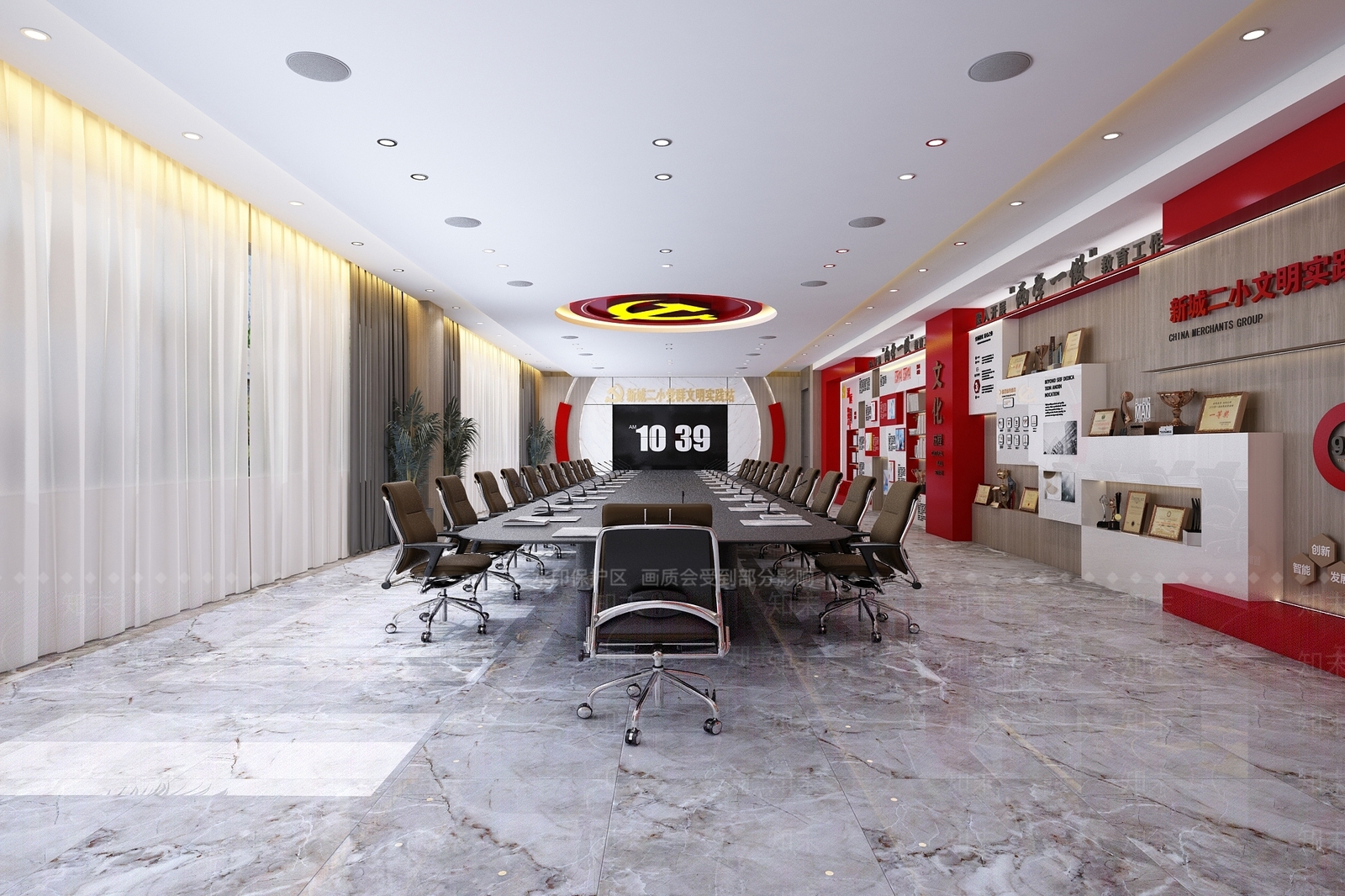 现代党政机关3D模型下载【ID:1174238408】