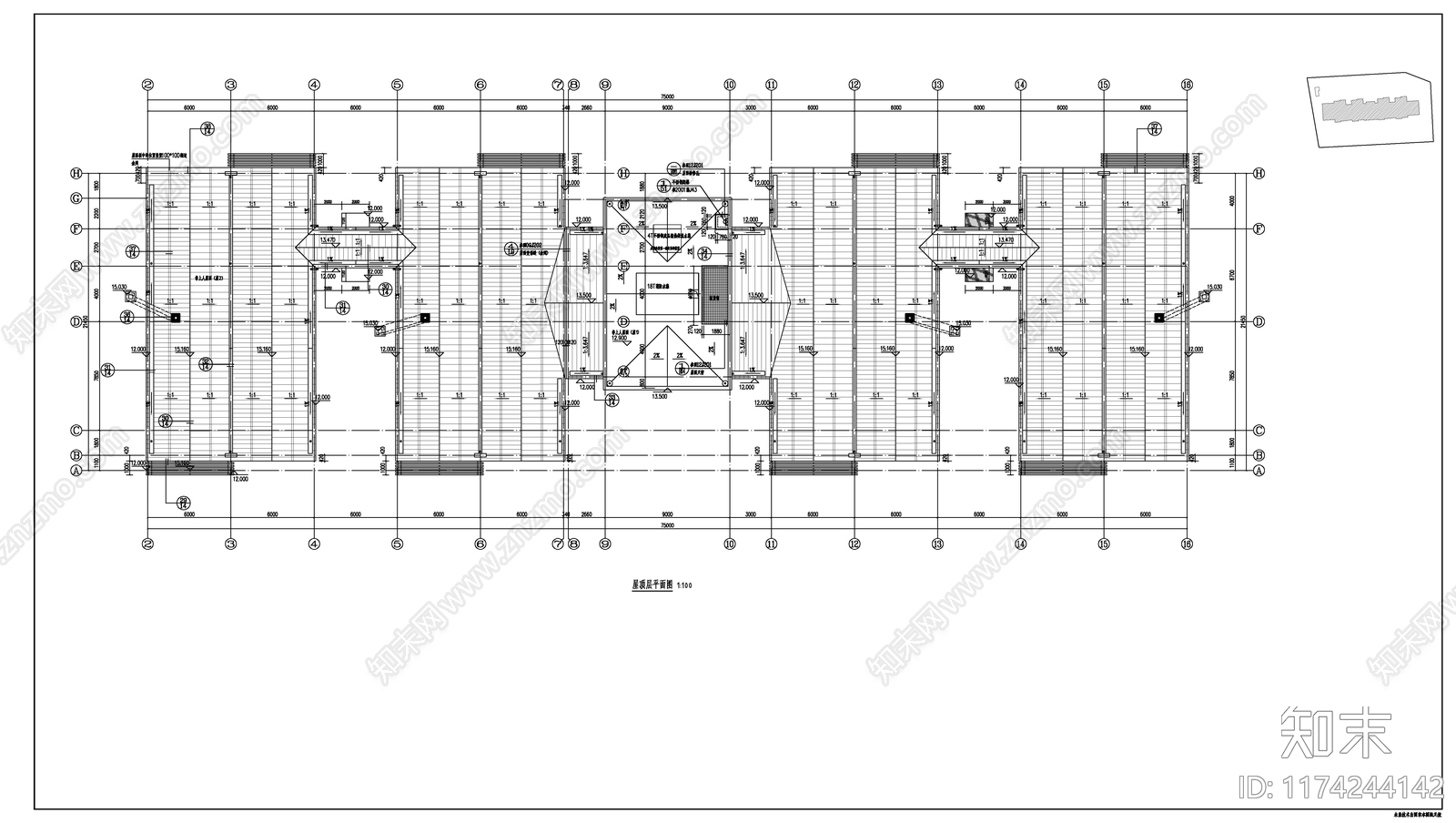 现代幼儿园建筑cad施工图下载【ID:1174244142】