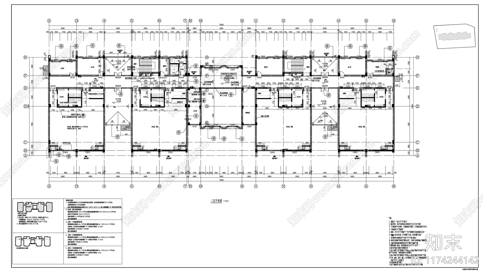 现代幼儿园建筑cad施工图下载【ID:1174244142】