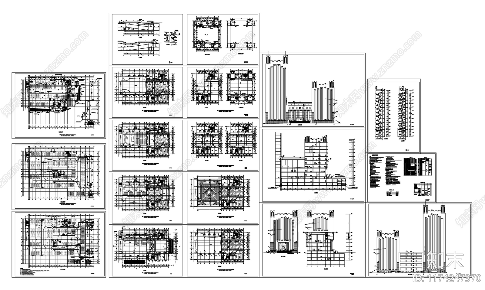 现代其他建筑施工图下载【ID:1174247370】