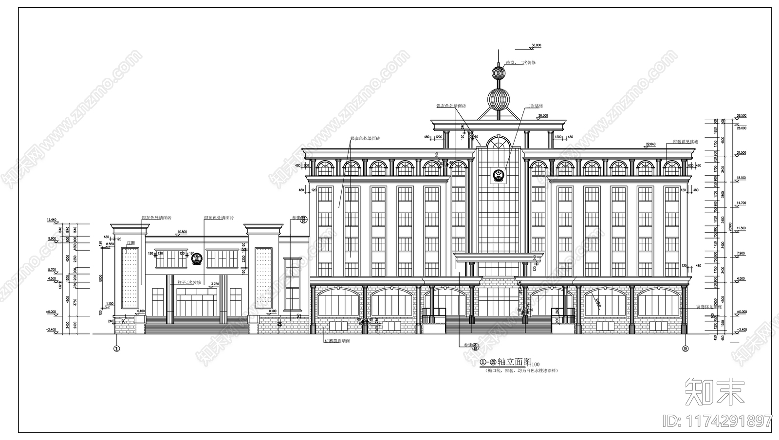 现代欧式其他建筑施工图下载【ID:1174291897】