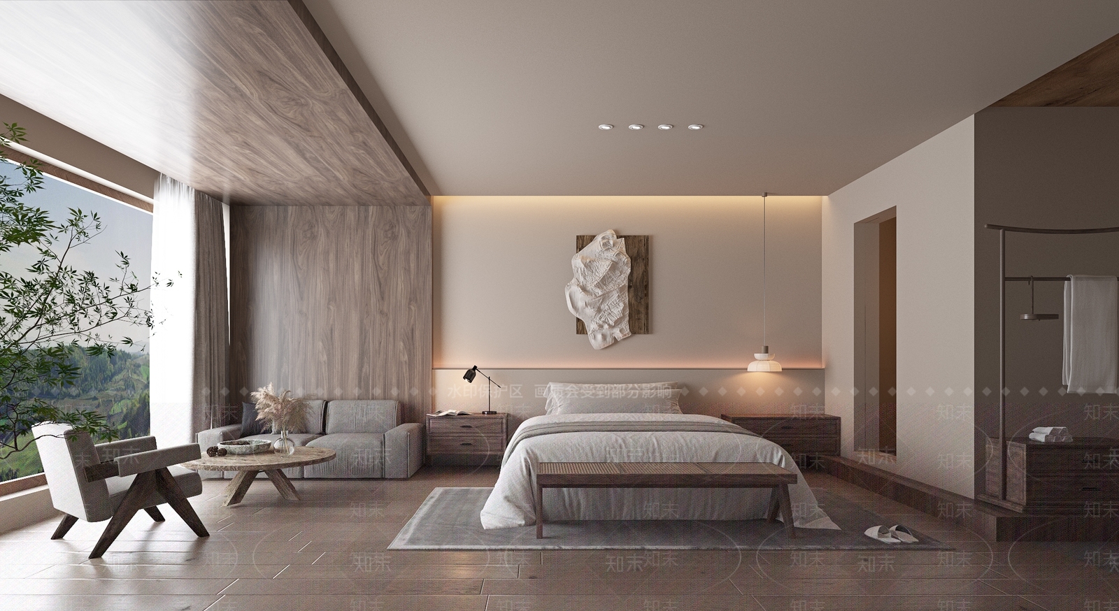 侘寂民宿3D模型下载【ID:1174295109】