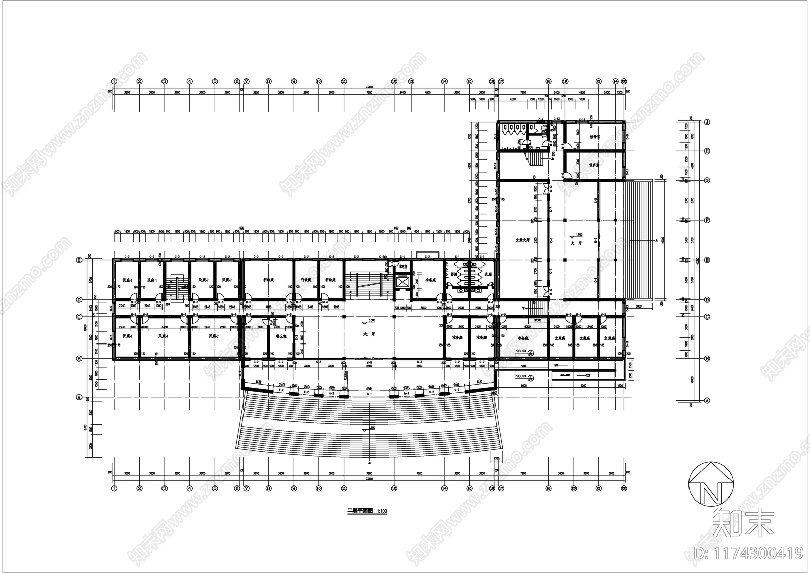 现代其他建筑施工图下载【ID:1174300419】