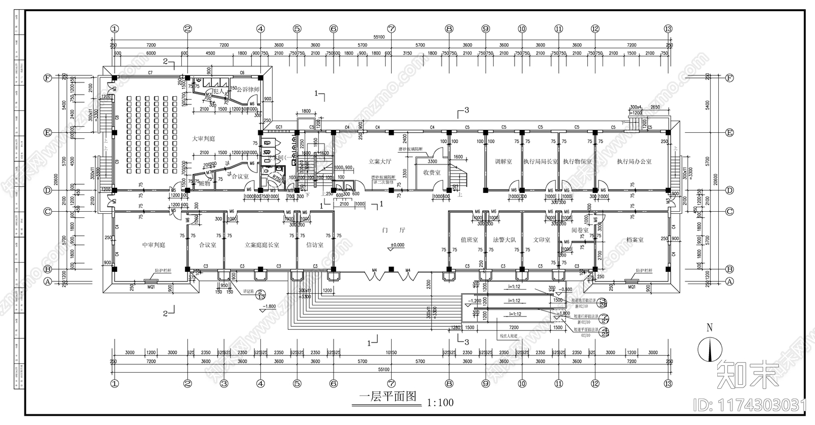 现代其他建筑施工图下载【ID:1174303031】