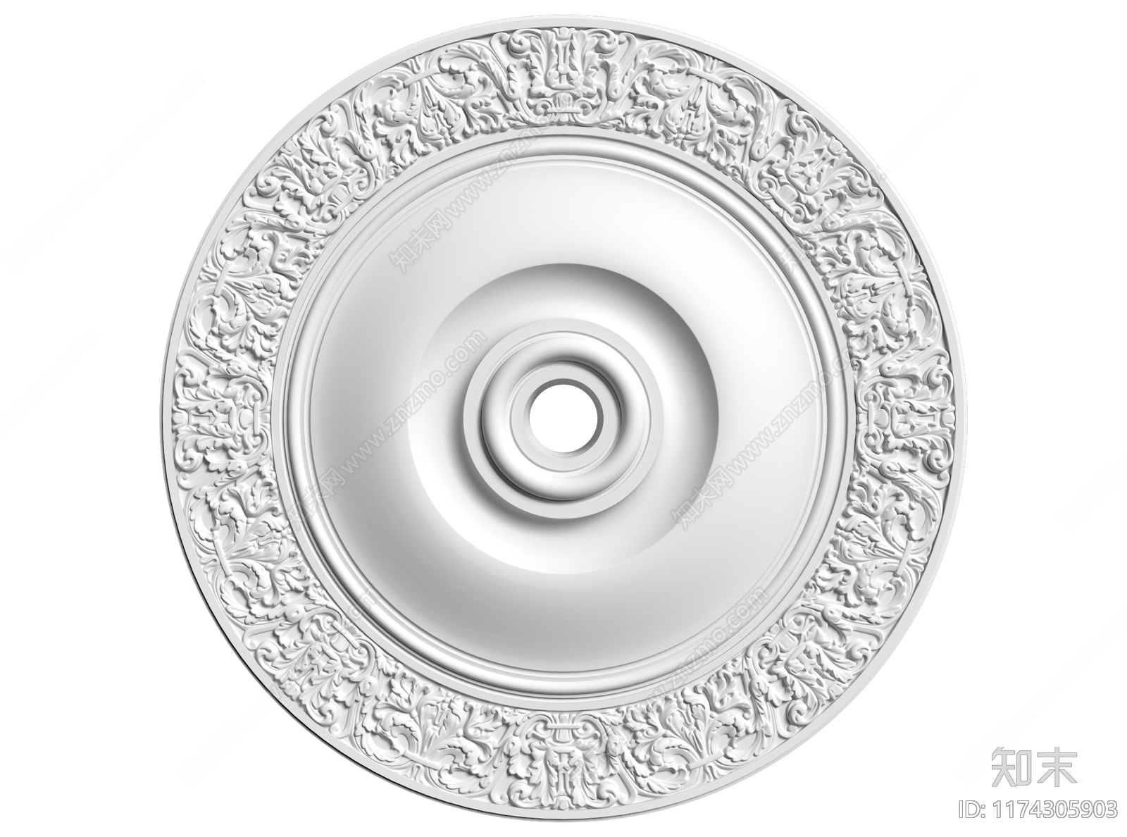 法式欧式雕花3D模型下载【ID:1174305903】