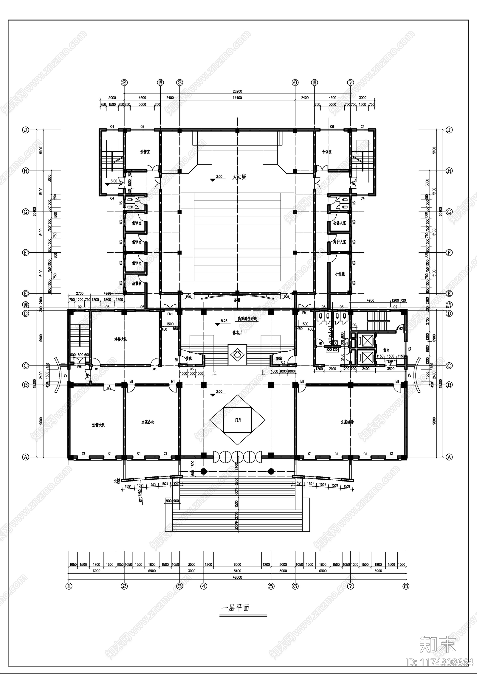 现代其他建筑施工图下载【ID:1174308664】