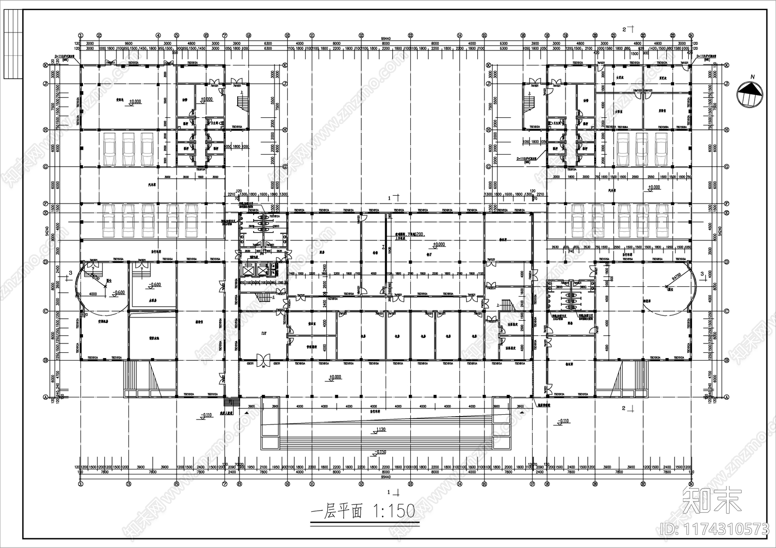 现代欧式其他建筑施工图下载【ID:1174310573】