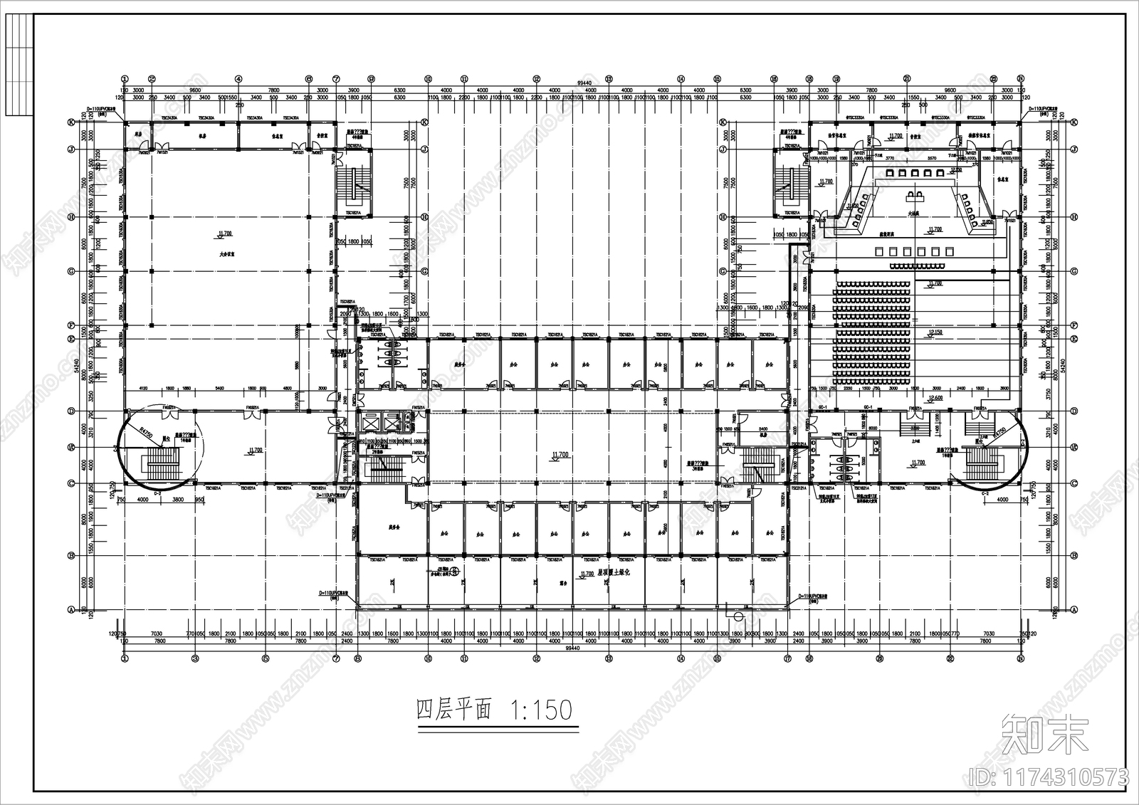 现代欧式其他建筑施工图下载【ID:1174310573】