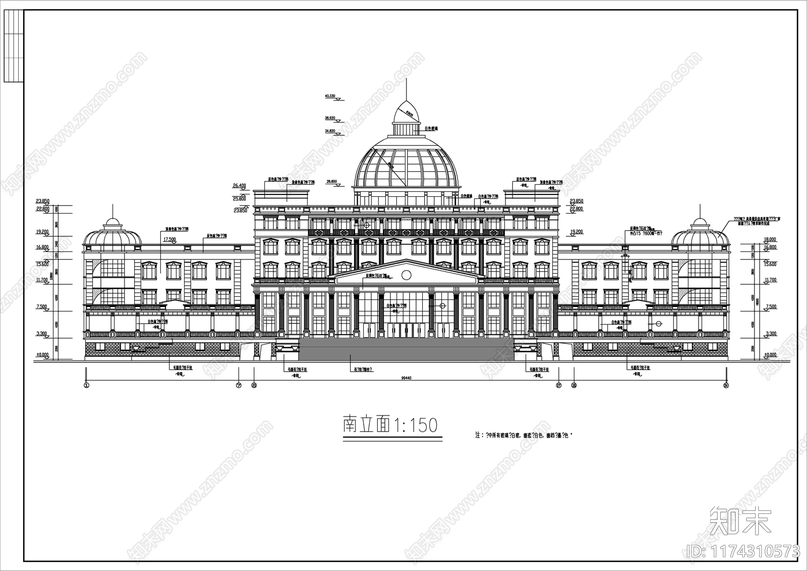 现代欧式其他建筑施工图下载【ID:1174310573】