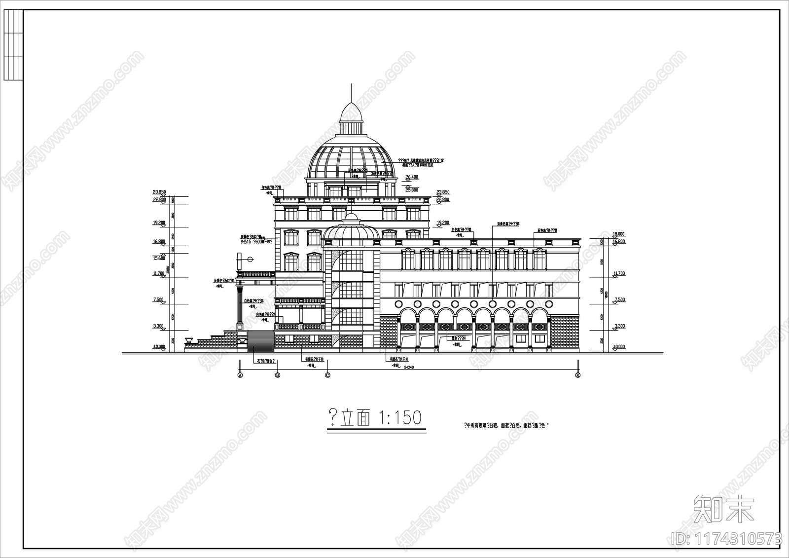 现代欧式其他建筑施工图下载【ID:1174310573】