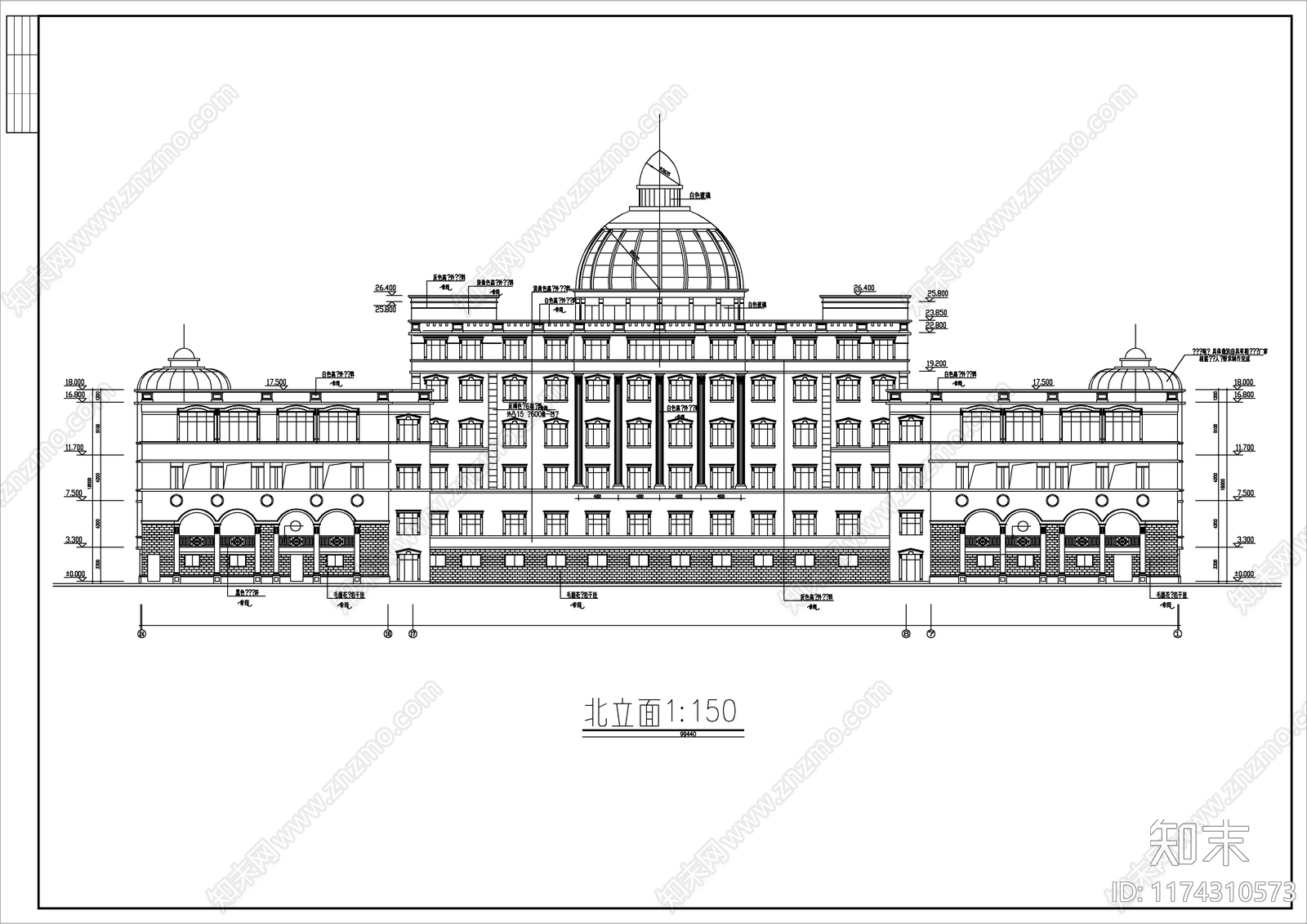 现代欧式其他建筑施工图下载【ID:1174310573】