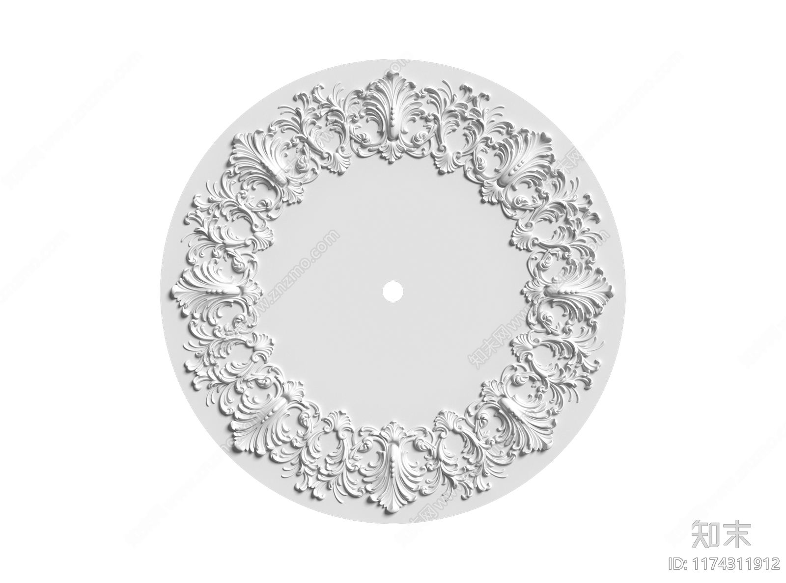美式欧式雕花3D模型下载【ID:1174311912】
