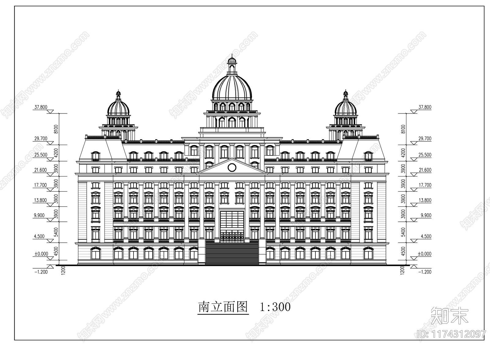 建筑平面图施工图下载【ID:1174312097】