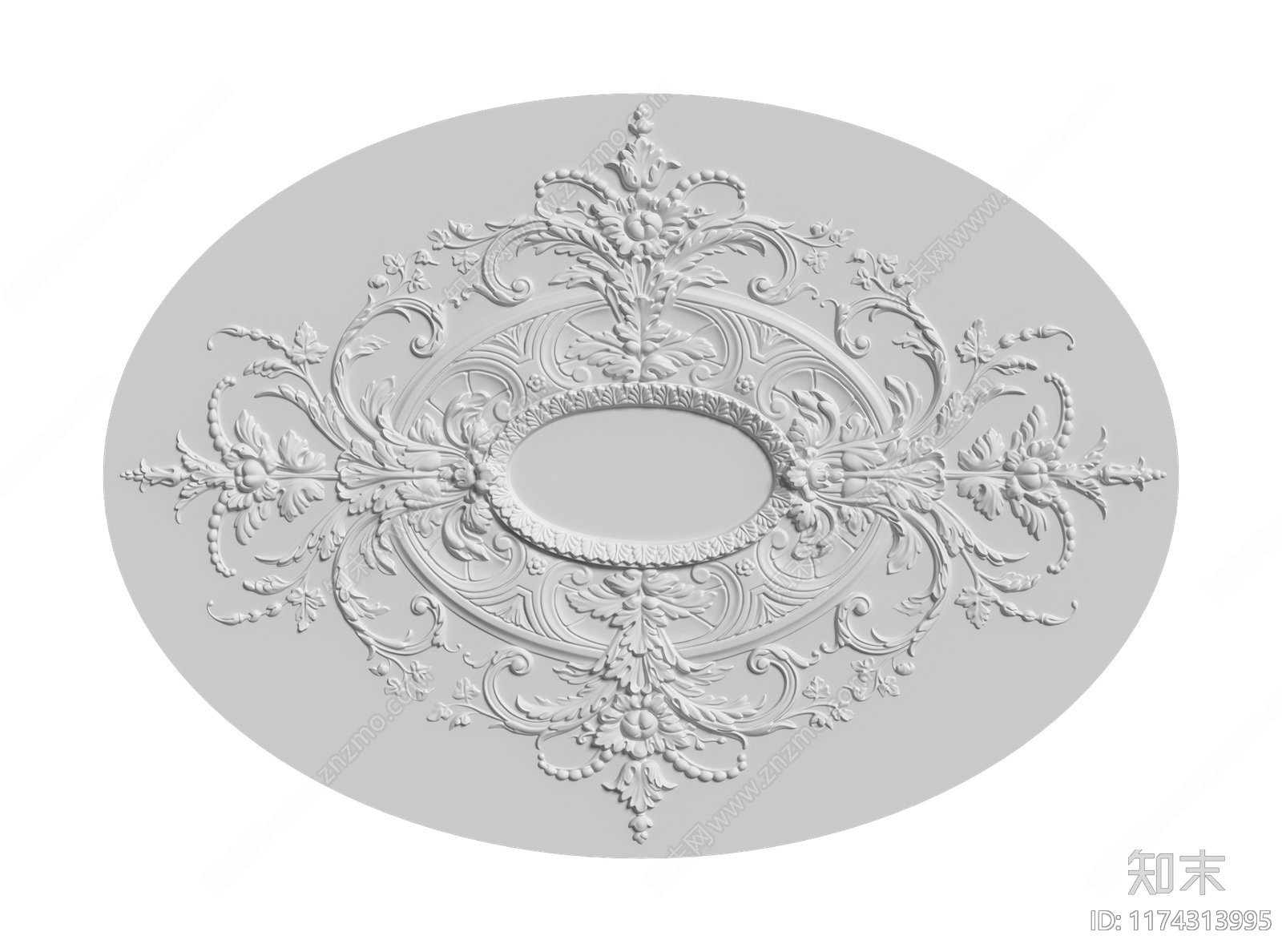 美式欧式雕花3D模型下载【ID:1174313995】