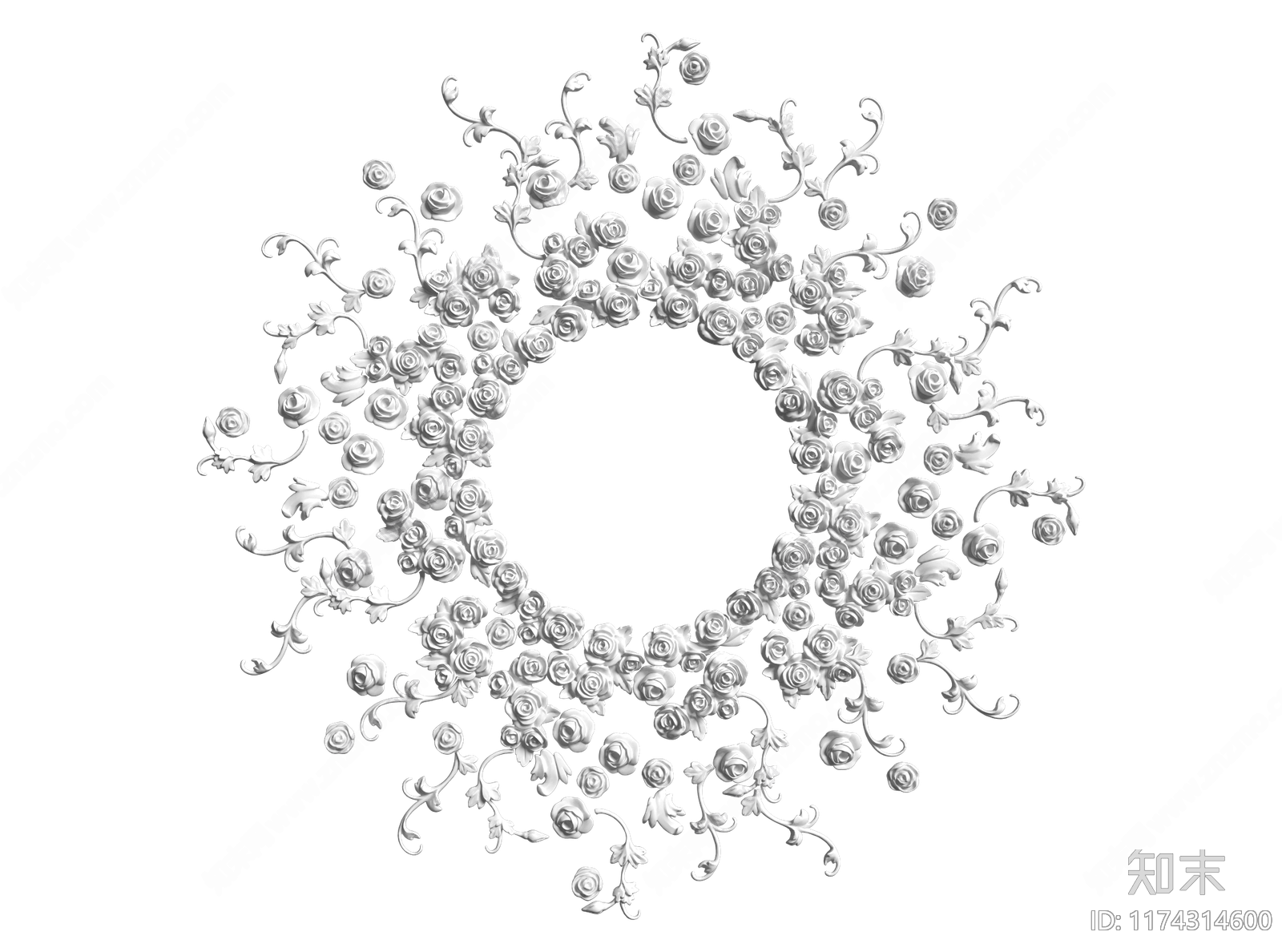 美式欧式雕花SU模型下载【ID:1174314600】
