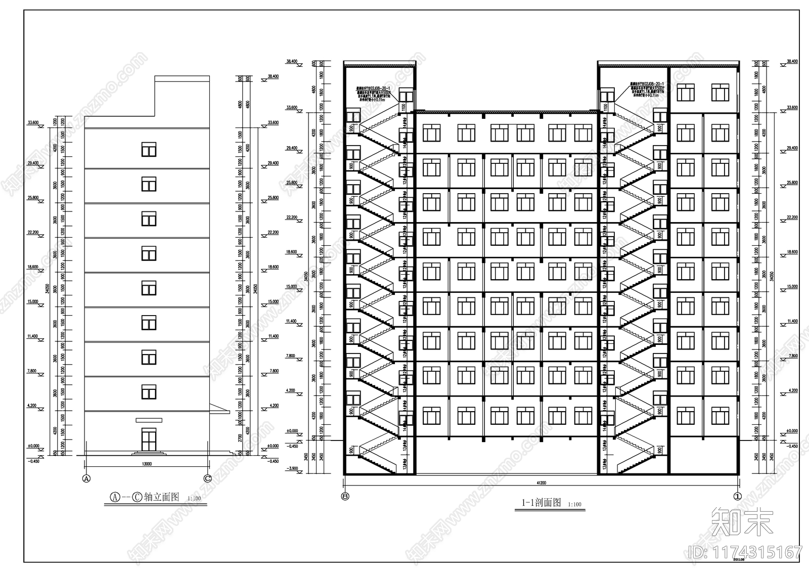 现代其他建筑施工图下载【ID:1174315167】