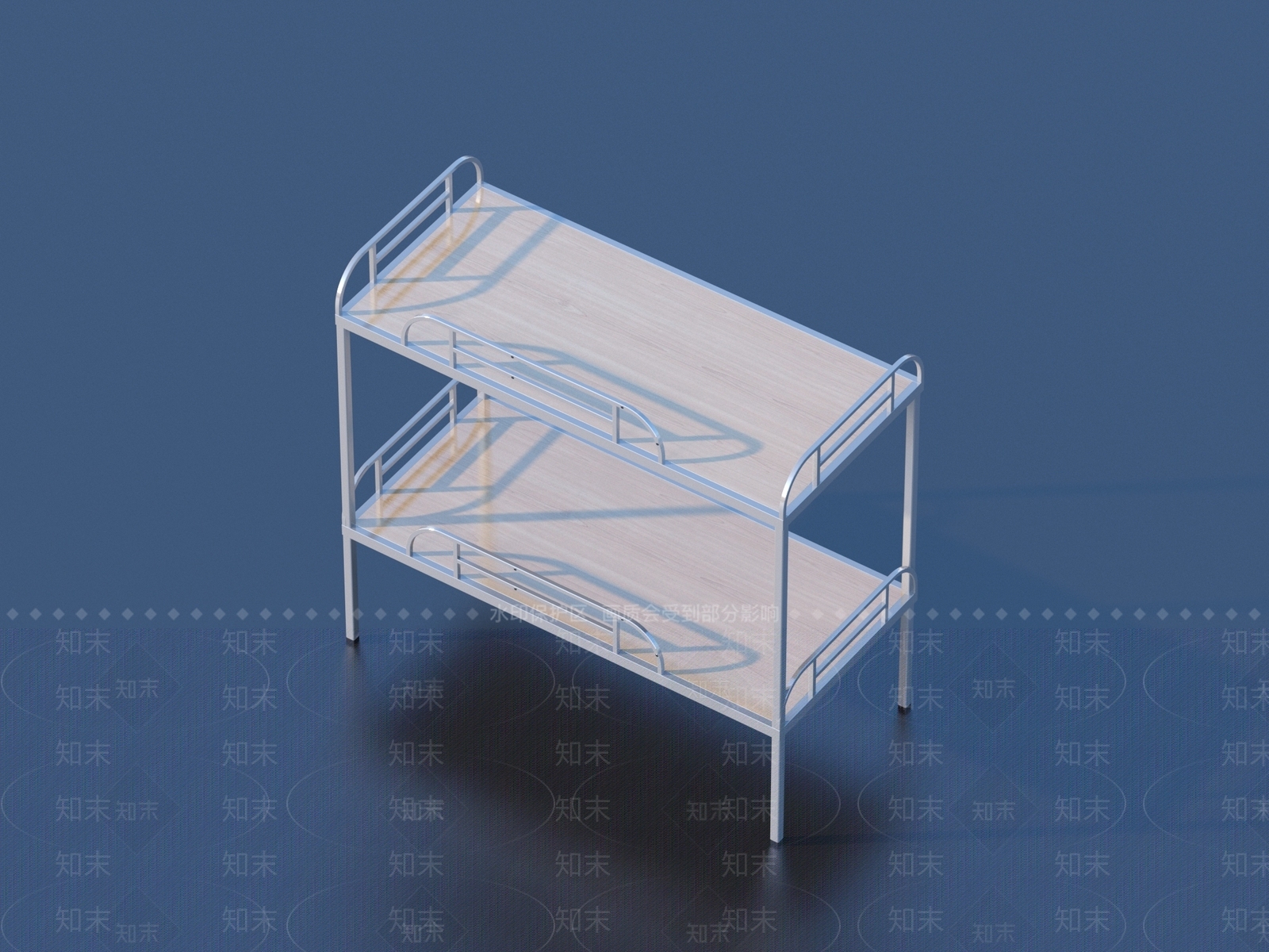 现代上下床3D模型下载【ID:1174330911】