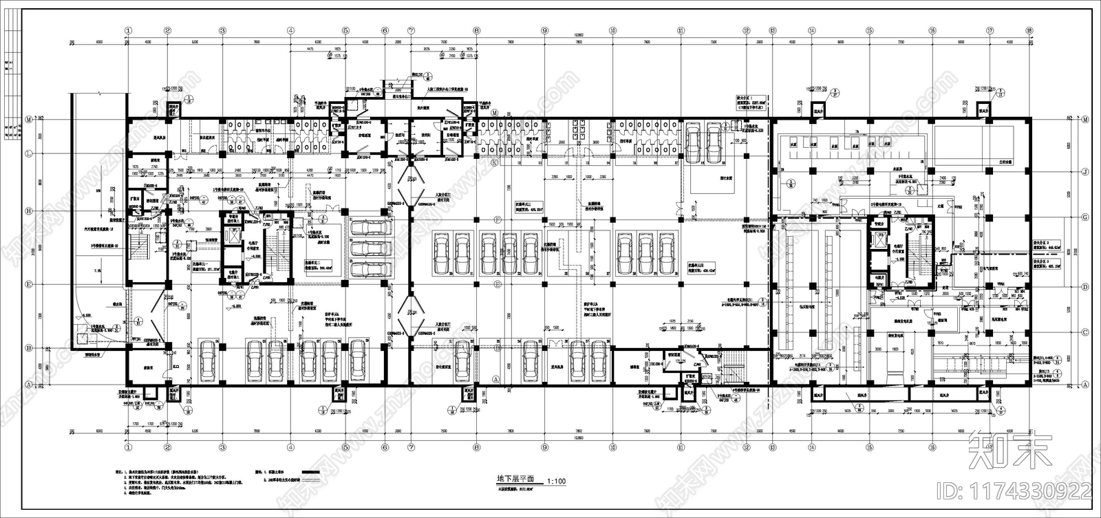 现代住宅楼建筑cad施工图下载【ID:1174330922】