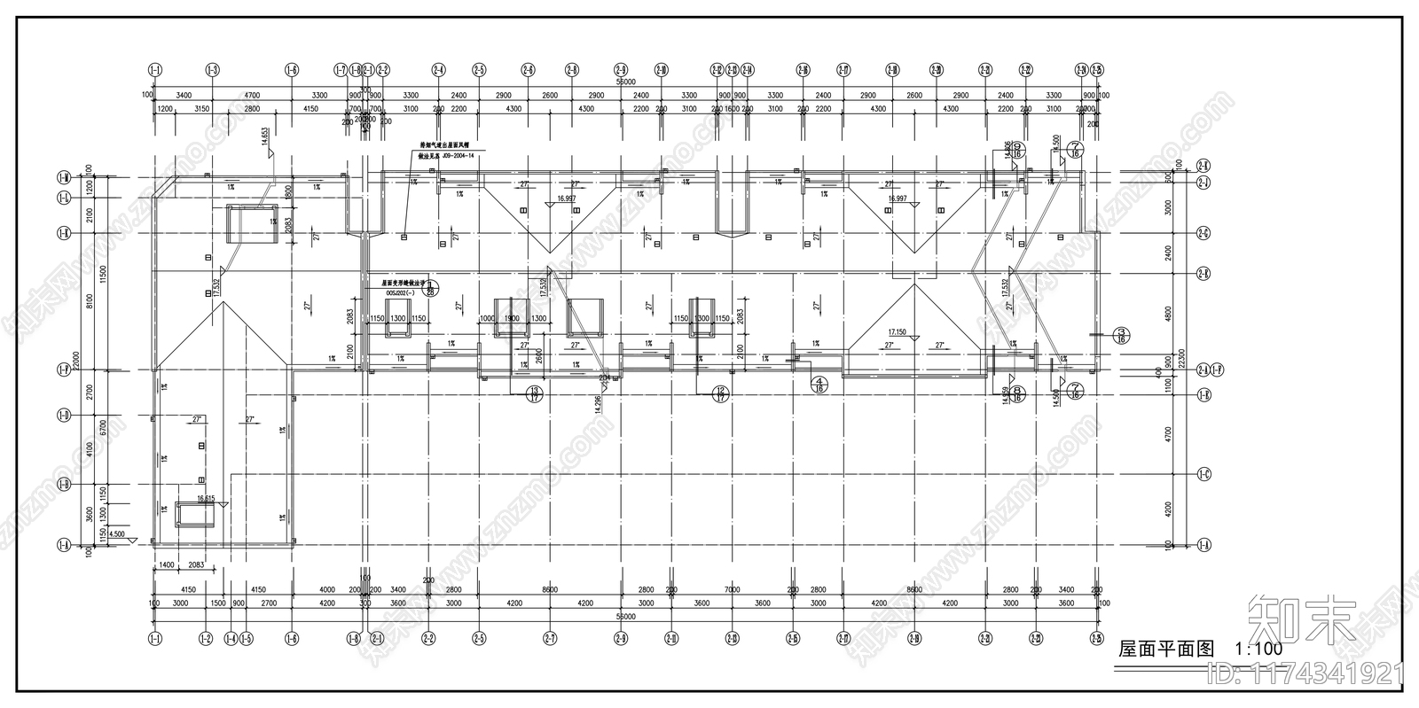 现代住宅楼建筑施工图下载【ID:1174341921】