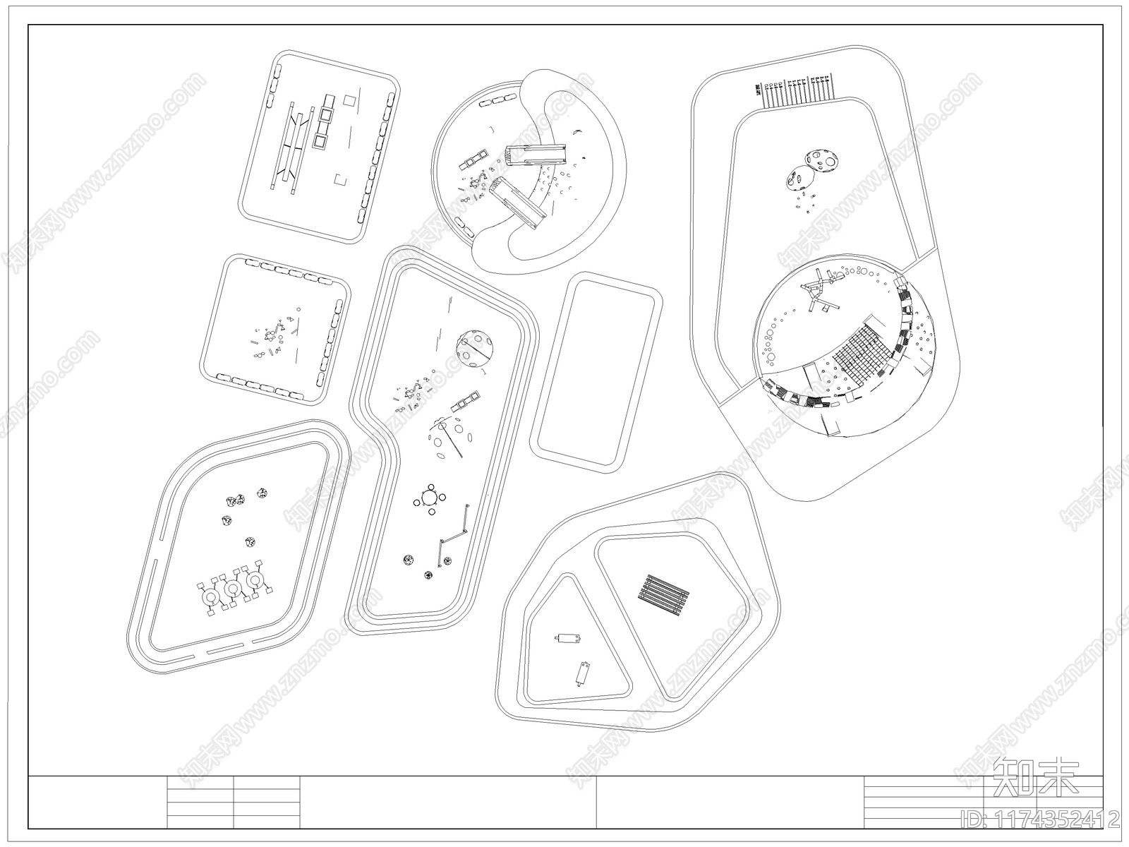 现代娱乐器材施工图下载【ID:1174352412】