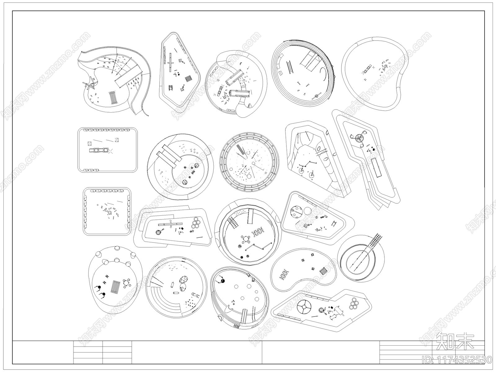 现代娱乐器材施工图下载【ID:1174352530】