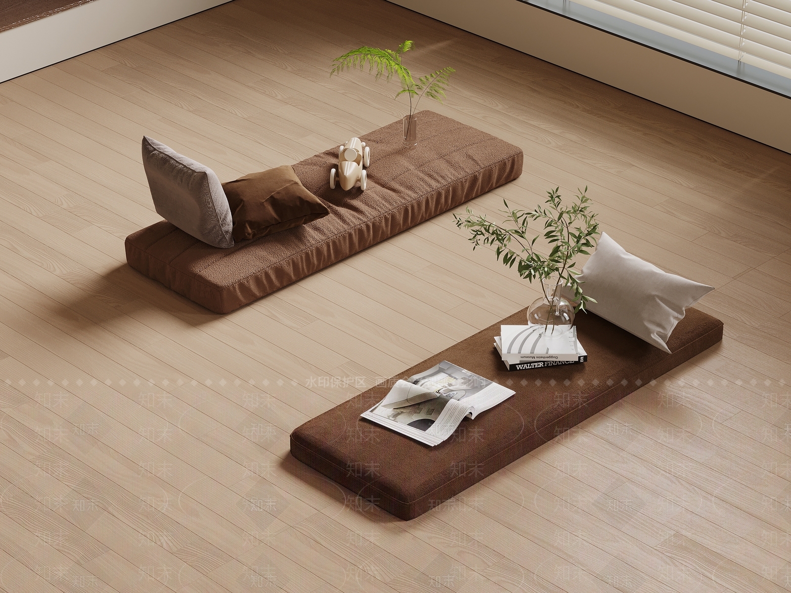 现代坐垫SU模型下载【ID:1174358712】