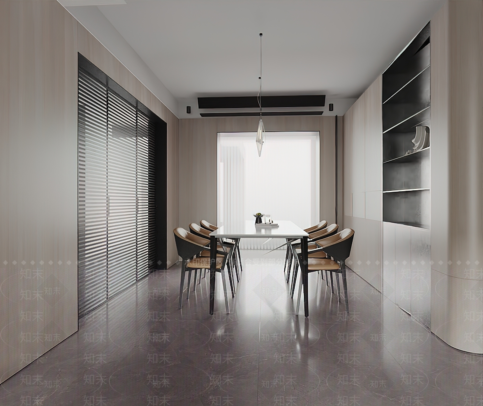 现代家居餐厅3D模型下载【ID:1214792805】