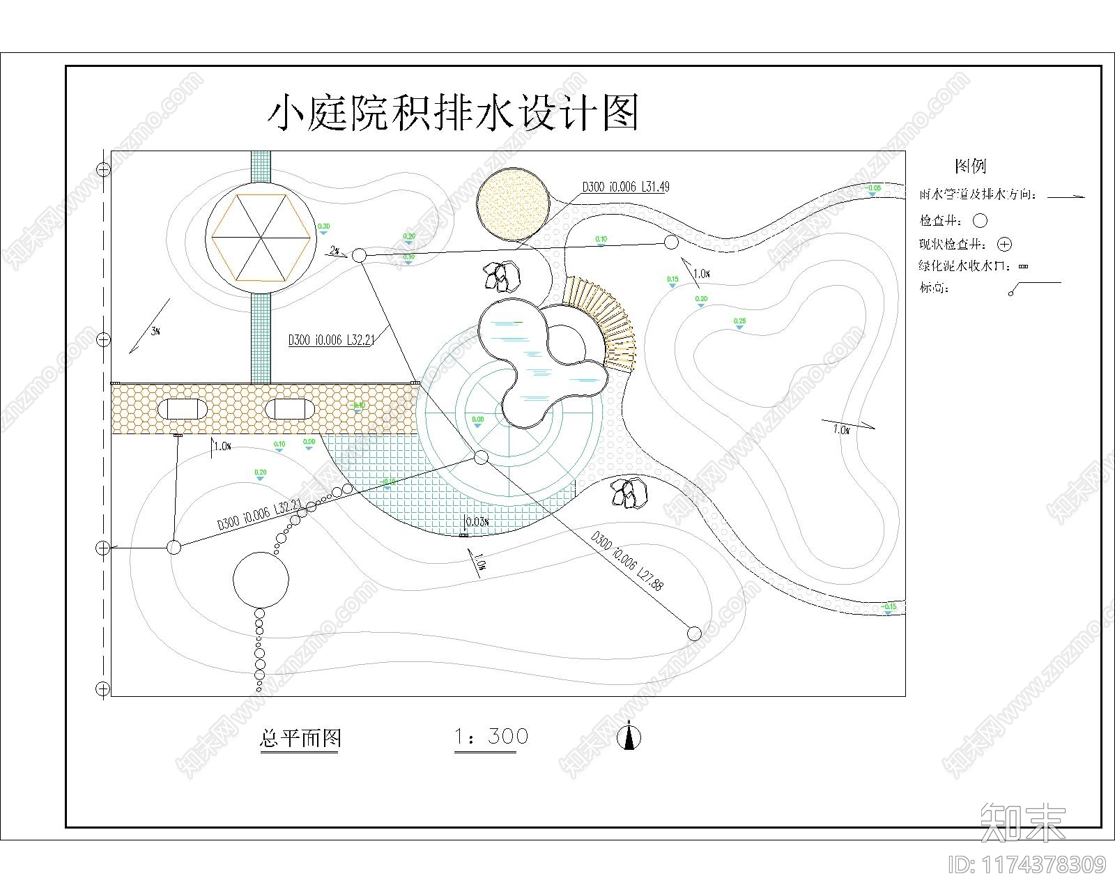 景观平面图cad施工图下载【ID:1174378309】