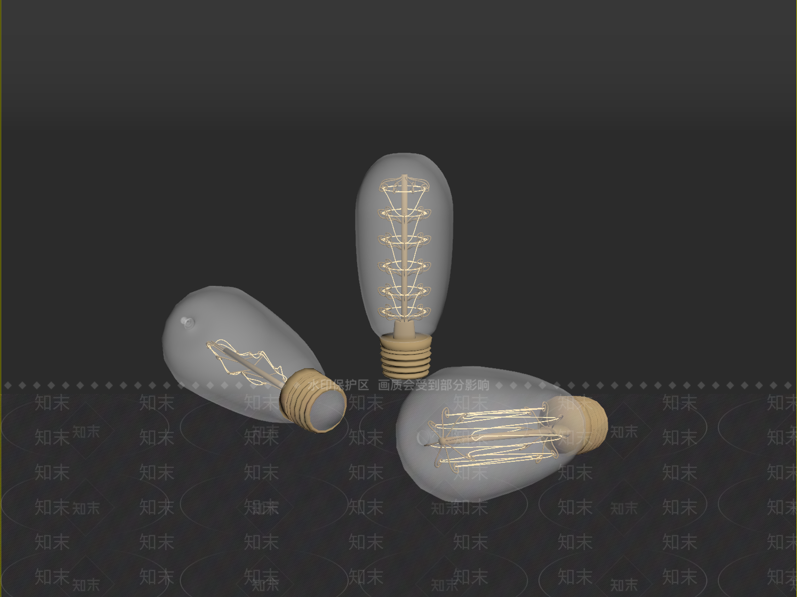 现代其他灯具SU模型下载【ID:1174381321】
