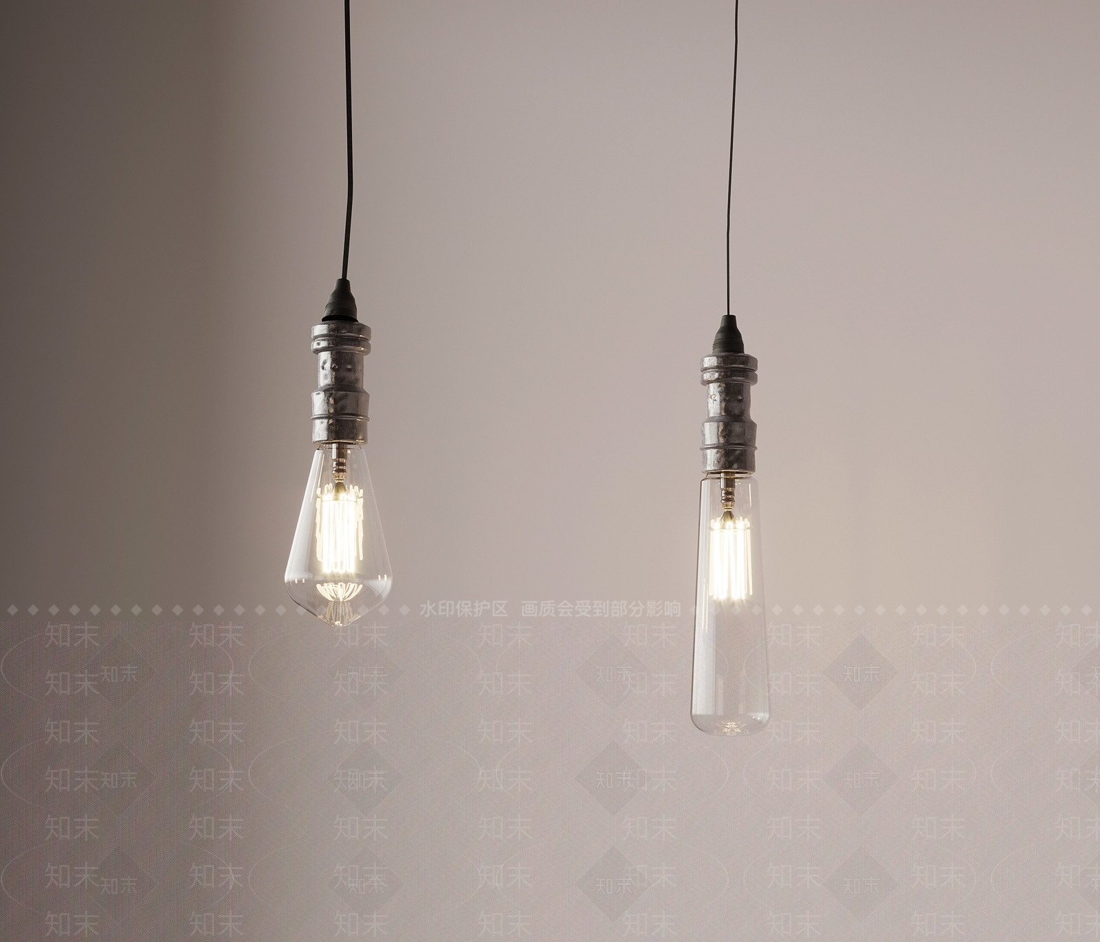 工业吊灯3D模型下载【ID:1174381673】