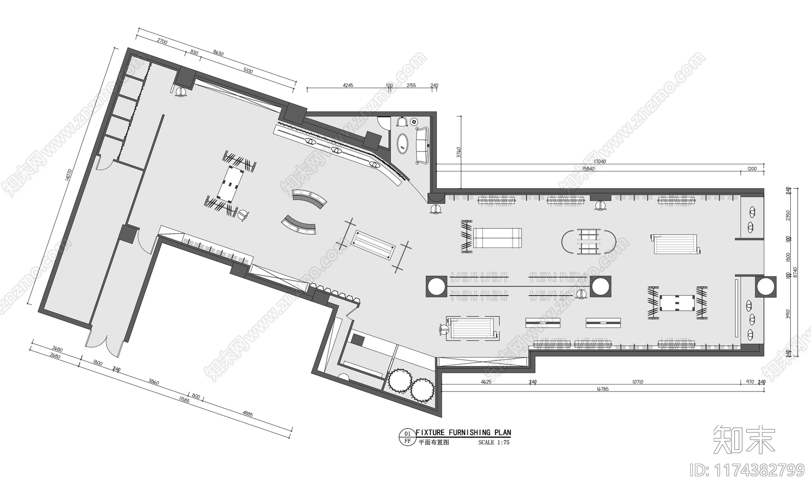 工装平面图施工图下载【ID:1174382799】