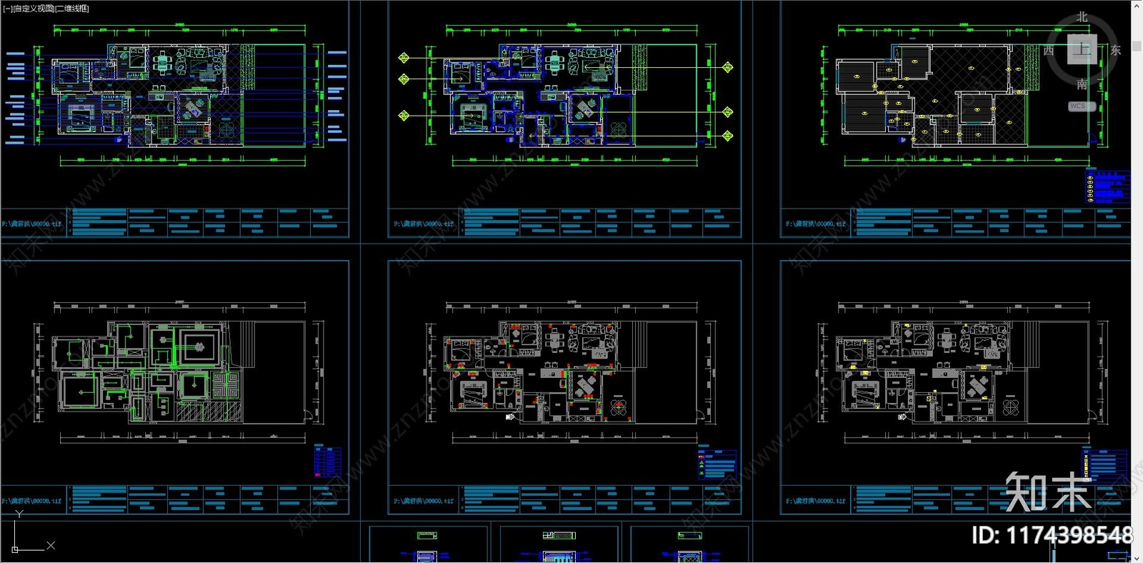 其他家装空间cad施工图下载【ID:1174398548】