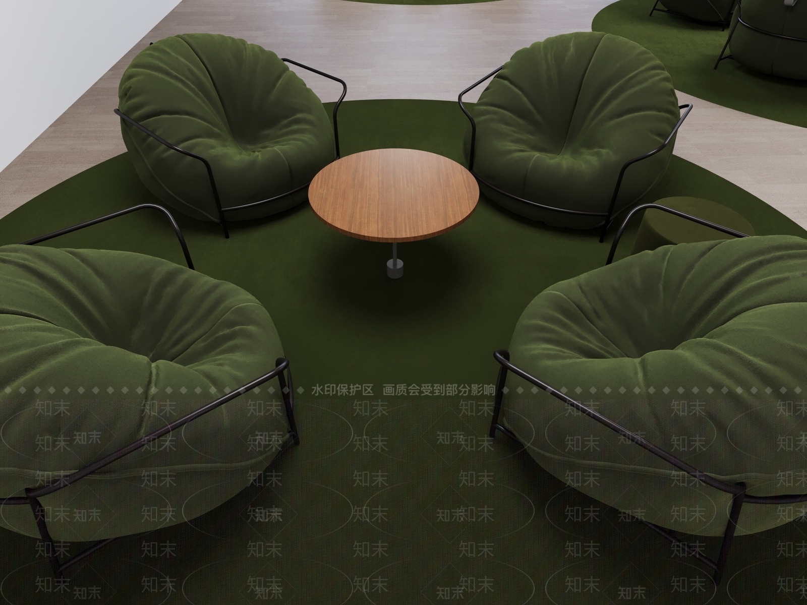 现代轻奢懒人沙发3D模型下载【ID:1174410305】