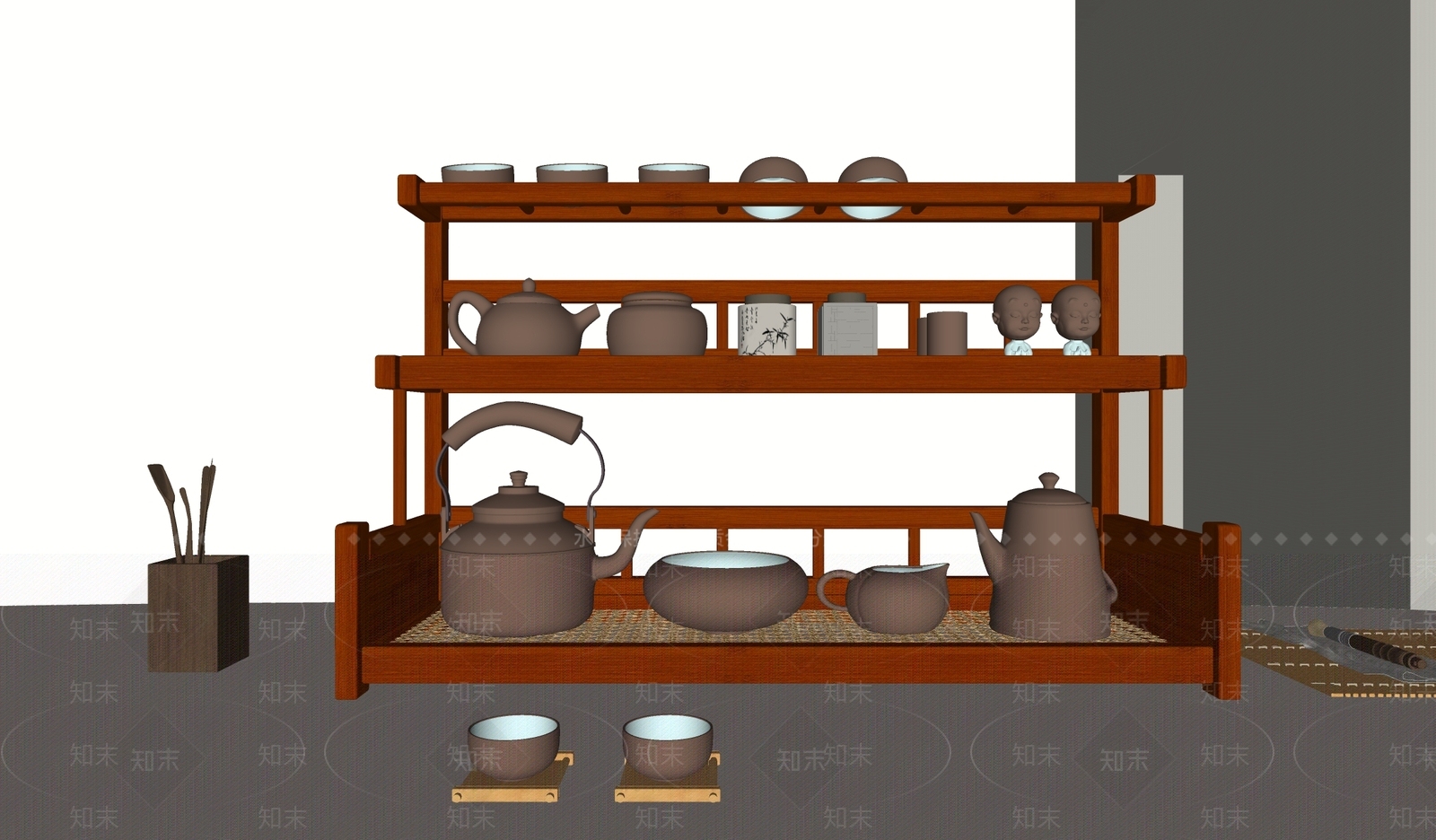 博古架SU模型下载【ID:1174433065】