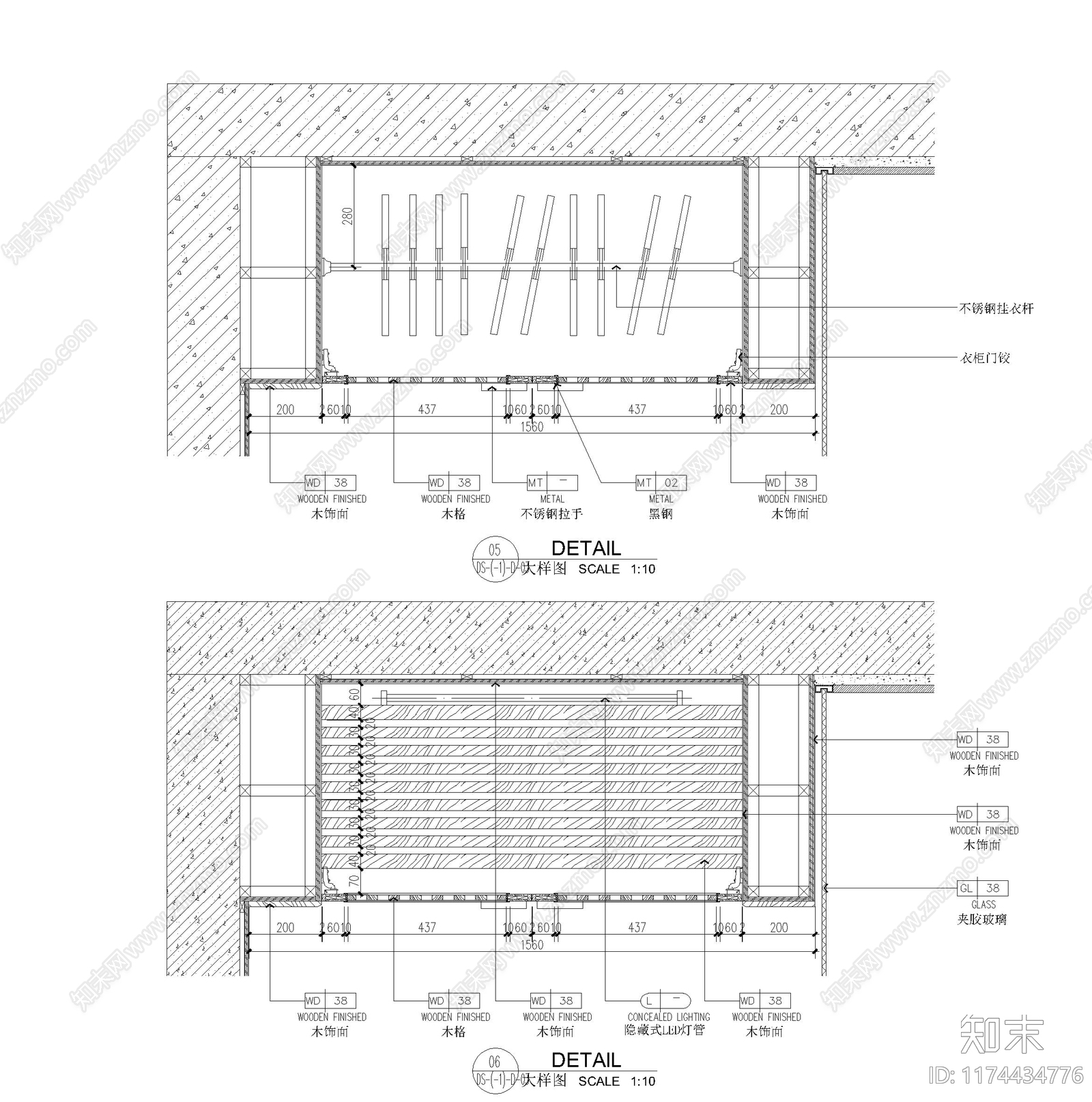 现代家具节点详图cad施工图下载【ID:1174434776】