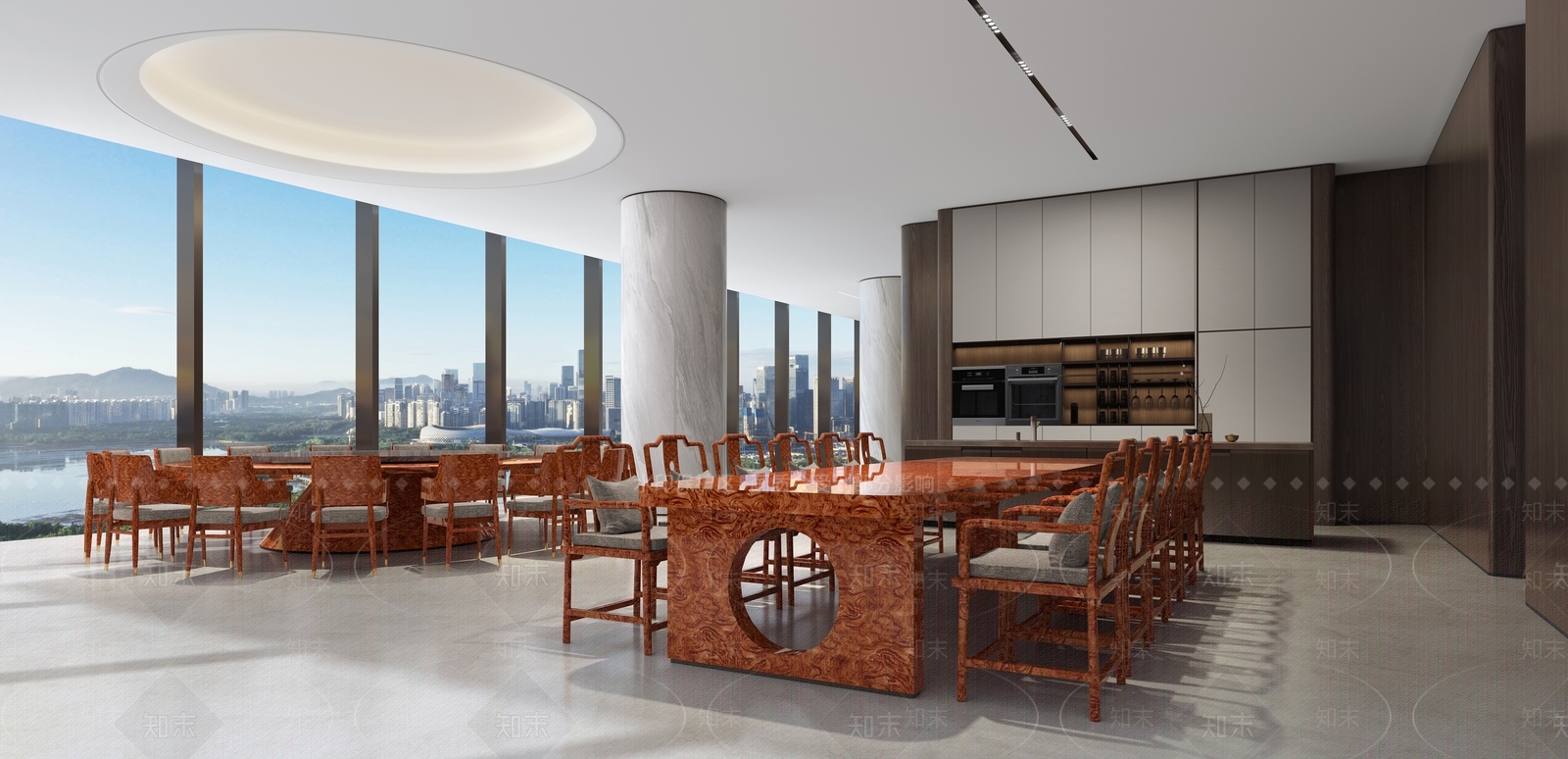 新中式现代包厢3D模型下载【ID:1174437134】