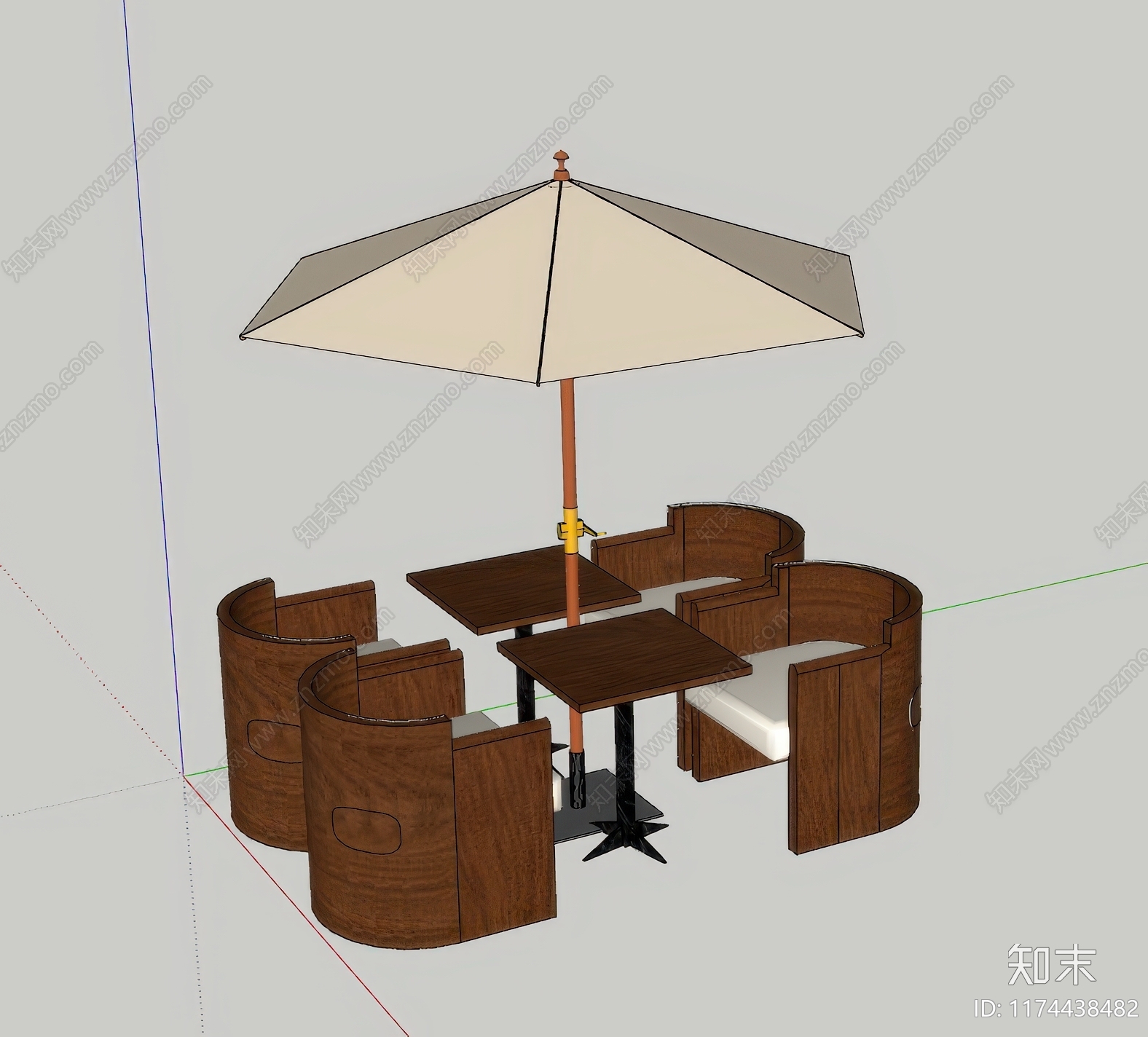 现代其他沙发SU模型下载【ID:1174438482】