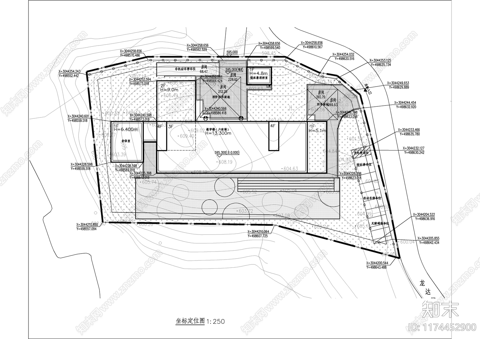 现代校园景观施工图下载【ID:1174452900】