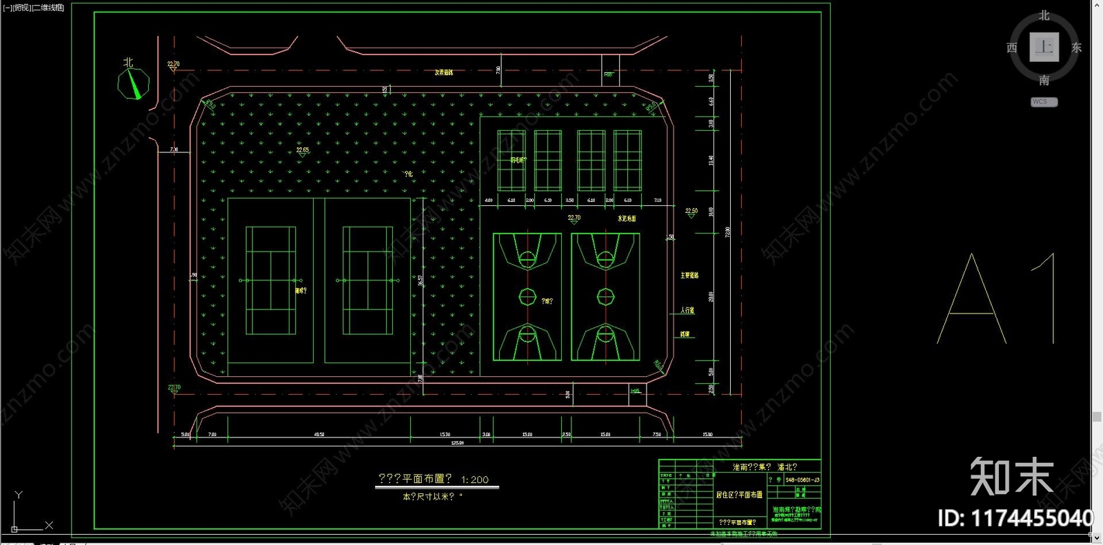 景观平面图cad施工图下载【ID:1174455040】