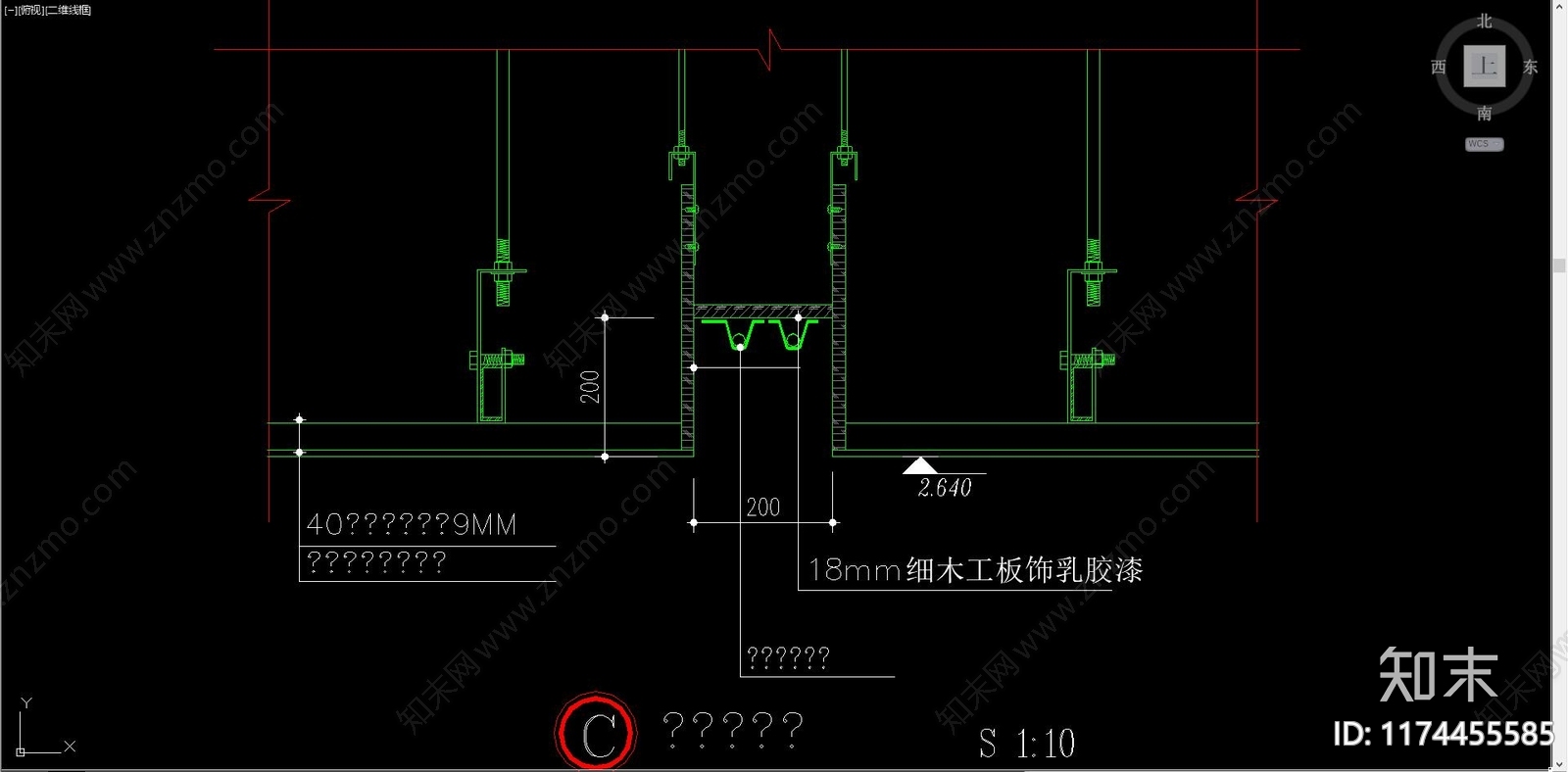 现代窗帘施工图下载【ID:1174455585】