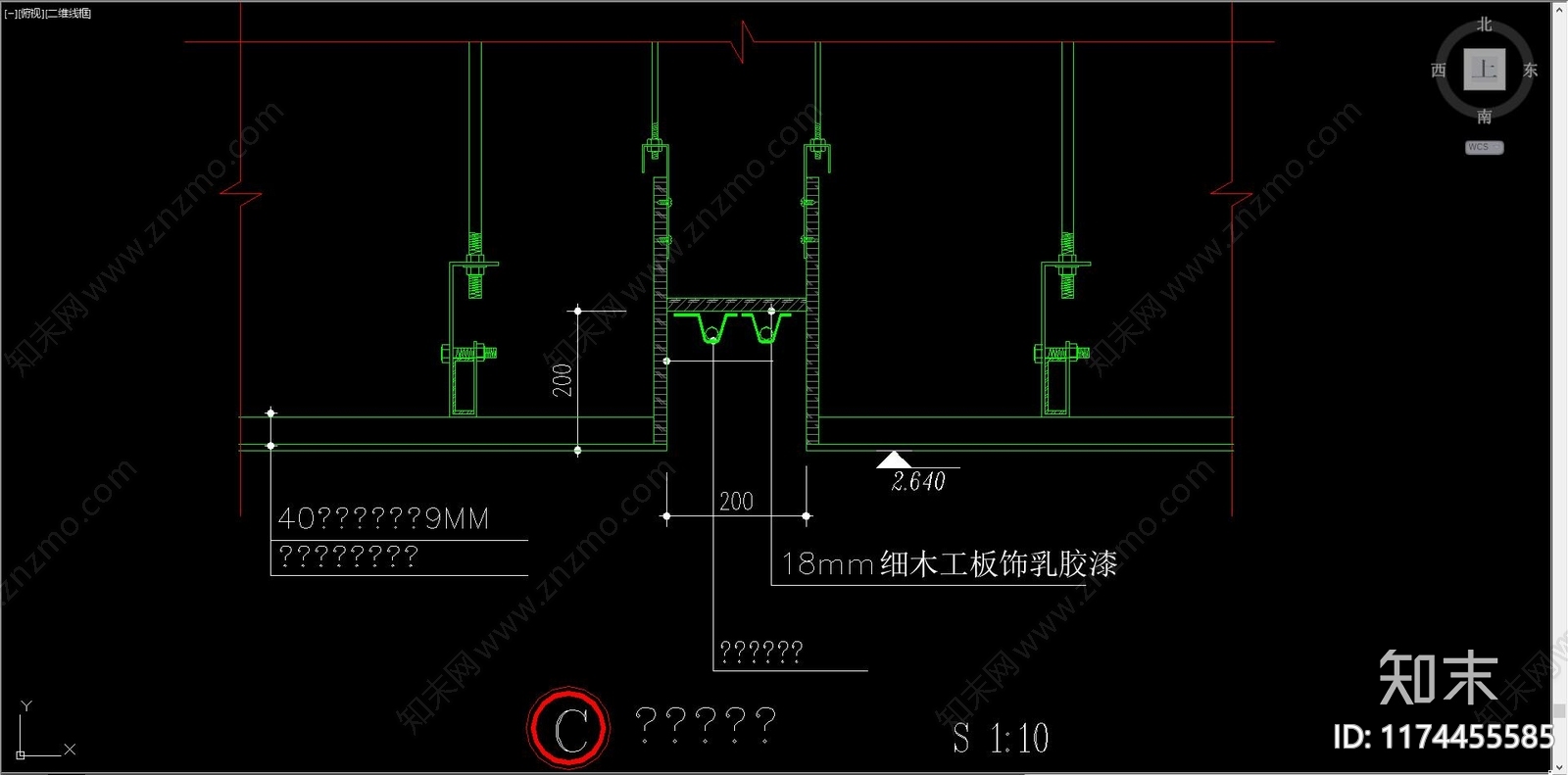 现代窗帘施工图下载【ID:1174455585】