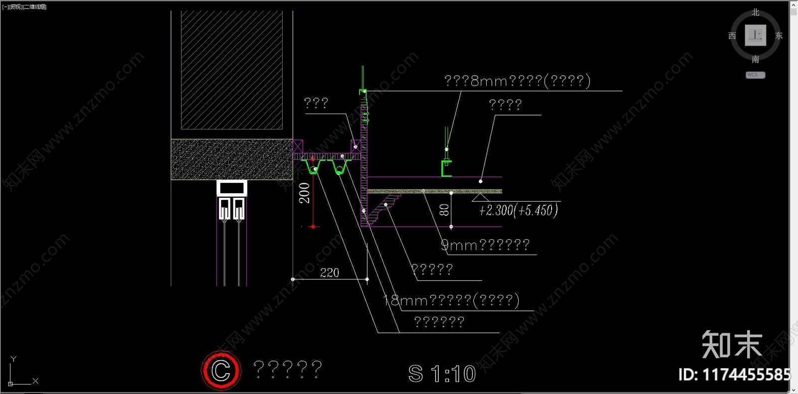 现代窗帘施工图下载【ID:1174455585】